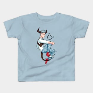 Tauro Zodiac sign Kids T-Shirt